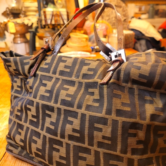 FENDI Zucca Canvas Mini Vintage Bag - Picture 2 of 5